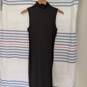 Amour Vert Ribbed Turtle Sleeveless Dress